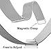 iWonow 22mm Milanese Loop Watch Band Stainless Steel Magnetic Bracelet Strap for Samsung Gear 2 R381 R382 R380, Samsung Galaxy Watch 46mm SM-R800, Gear S3 Classic/Frontier
