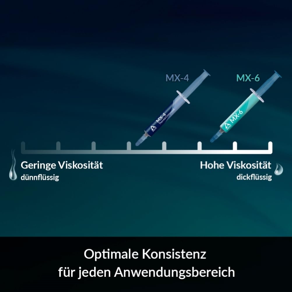 ARCTIC MX-4 (4 g) - Premium Performance Wärmeleitpaste für alle Prozessoren (CPU, GPU - PC, PS4, Xbox), sehr hohe Wärmeleitfähigkeit, Lange Haltbarkeit, sichere Anwendung, Nicht leitend 2