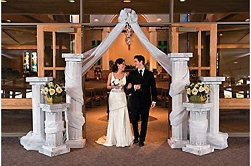 6 Feet Marble Look Fluted 2 Set Columns Wedding Party Decoration Celebration New --P#EWT43 65234R3FA60021