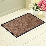 Amagabeli Outside Shoe Mat Rubber Doormat for Front Door 18