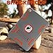 TOPSKY Compatible with iPad Air 2 Case, iPad A1566/A1567 Kids Proof Case, Heavy Duty Shockproof Rugged Armor Defender Kickstand Protective Cover Case for iPad Air 2 Grey Orange