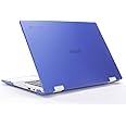 mCover Case ONLY Compatible with 2021~2022 14-inch ASUS Chromebook CX1 (CX1400) Series Laptop Computers (NOT Fitting Any Other ASUS Models) - Blue