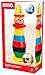 BRIO Infant & Toddler 30120 - Stacking Clown - 9 Piece Wood Stacking Toy for Kids Ages 1 and Up