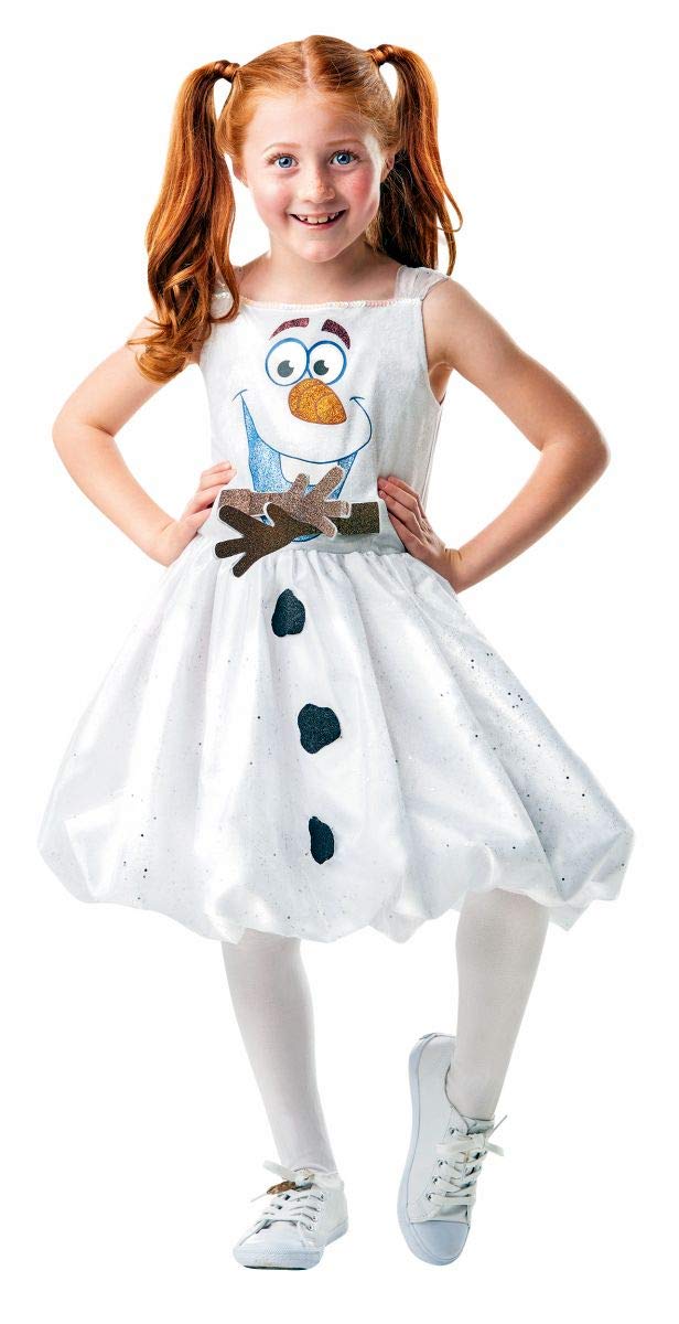 Rubie's Official Disney Frozen 2, Olaf Air Motion Moving Dress, Childs Costume, Size Medium Age 5-6 Years