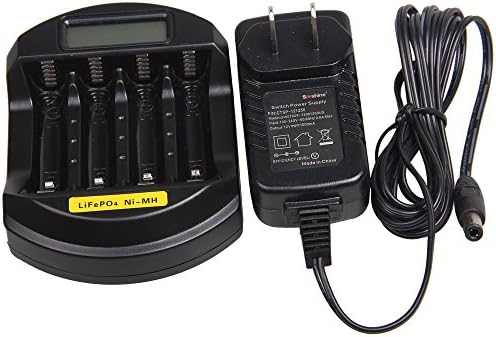 WINOTAR Soshine SC-C5 LCD Digital Intelligent Quick Battery Charger Smart Charger for LitePO4 14500 10440 NiMH AA AAA