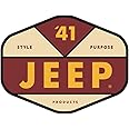 Jeep Style Products Purpose Since 1941 Logo Premium Vinyl Sticker 4" x 3" Made in The USA
