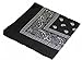 Soophen Paisley One Dozen Cowboy Bandanas (Black 22 X 22 in , 12-Pack)