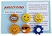 Muzitao Tennis Vibration Dampeners Smileys (6 Pack)