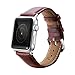 Benuo Apple Watch Series 3 Band, [Classic Collection Series] 42mm Apple iWatch Premium Genuine Leather Strap, Wrist Strap Replacement for Apple Watch Series 2/1/Nike+/Edition (Brown, 42mm)