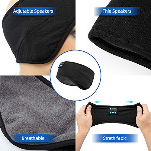 image for Joseche Sleep Headphones Ear Warmer Headband,Winter Ear Muffs Warm&Coz