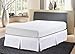 De Moocci Wrap Around Style Tailored Bed Skirt, White