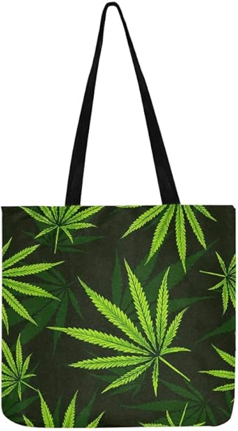 Bolso de tela para niños Cannabis Marihuana Hojas Bolsa de ropa vintage