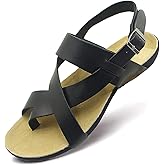 Harssidanzar Genuine Leather Sandals Mens For Outdoor Sandals Mens Adjustable Strap Sandals Leather sandals Men GM202