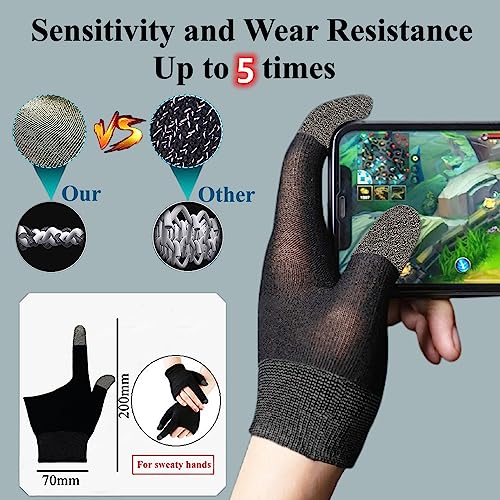 Rakizbe Touchscreen Gloves for Sweaty Hands, UltraThin AntiSweat