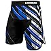Hayabusa Metaru Charged Brazilian Jiu Jitsu and MMA Shorts (Black/Blue, 34)