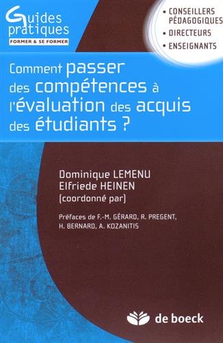 Comment passer des compétences à l'évaluation des acquis des étudiants ?