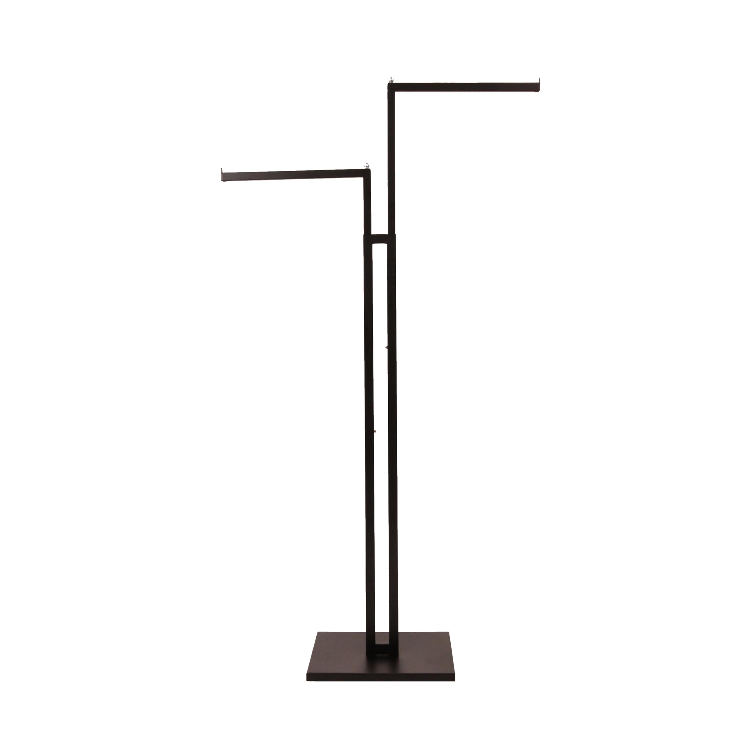 SSWBasics Black 2-Way Adjustable Clothing Rack with
