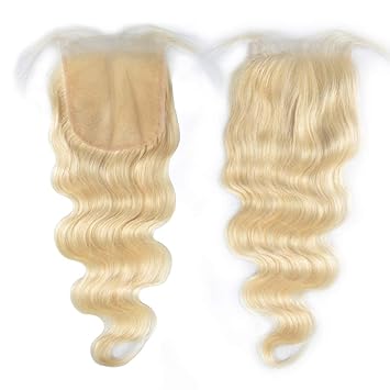 Amazon Com Brazilian 613 Blonde 5x5 Body Wave Lace Closure Human