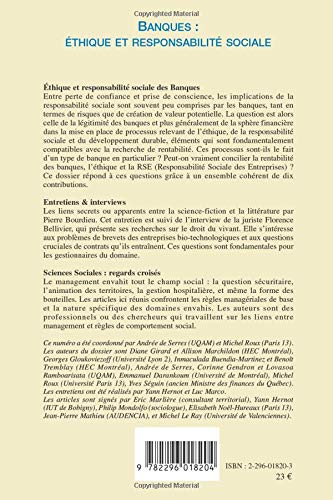 Banques : éthique et responsabilité sociale: Pierre Bourdieu et la science-fiction - Droit du vivant : l'avis de Florence Bellivier / Regards croisés ... et sciences sociales) (French Edition)