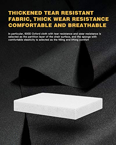 KingCamp Campingstuhl Angelstuhl Klappstuhl mit integriertem Getränkehalter und ergonomischer Rückenlehne – Bild 4