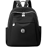 kakarin choyx Casual Mini Nylon Backpacks For Women 12.9 Inch Simple Lightweight Resistant Waterproof Travel Daypack