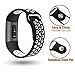 NO1seller Top Bands Compatible for Fitbit Charge 3 Small Large, Soft Silicone Sport Strap with Air Holes Replacement Wristband for Fitbit Charge 3 and Charge 3 SE Fitness Tracker