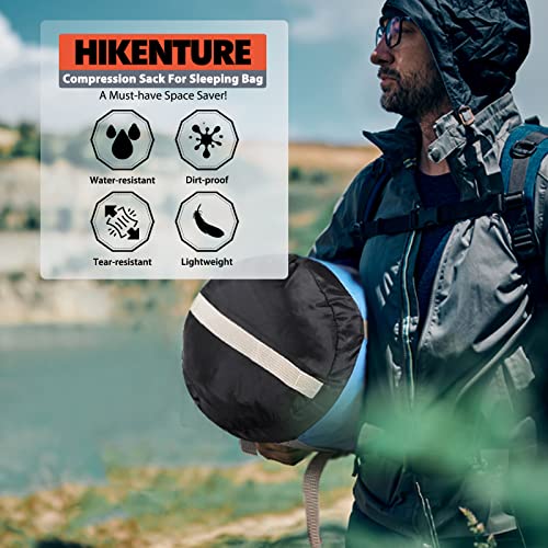 Hikenture Compression Sack for Sleeping Bag, Upgrade AntiTear Nylon