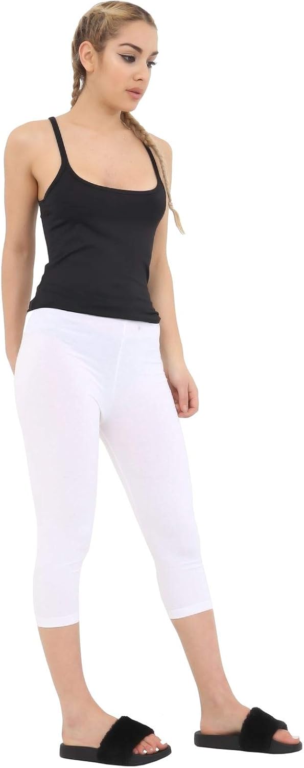 ladies white leggings
