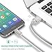 HOISAN USB C Cable 2-Pack 3ft Metal USB Type-C Charging Cord Fast Charge and Data Transfer for Samsung Galaxy S9 S8 Plus Note 8,LG V20 V30 G5 G6,Pixel XL,Nintendo Switch - Silver