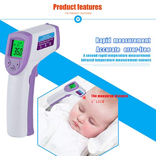 2Krmstr Electronic Thermometer, Household Childrens Infrared Thermometer, Portable High-Precision Temperature Measuring, Multi-Purpose Machine to Clearly Determine The Babys Temperature. - Thumbnail 6