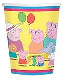 Napkins 8 Count Peppa Pig Cups, 9 oz, Multicolor