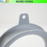 LRMYS U-Shaped Drain Outlet Hose Hook 20-26mm Pipe ABS Gray 1 Pack view 8