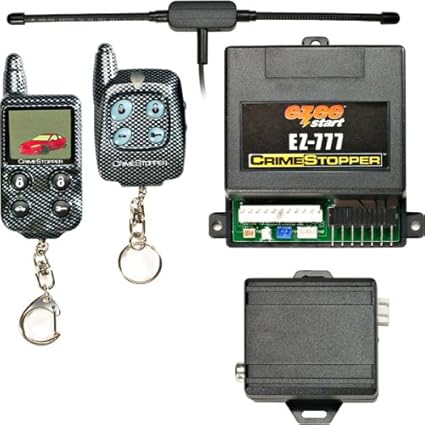 Amazon Com Crime Stopper Ez 777tw1 Ezee Start8482 Remote Engine Start System Car Electronics