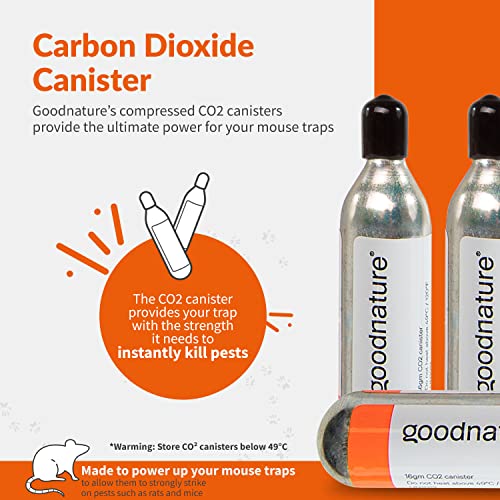 Goodnature CO2 Canister, Carbon Dioxide Canister for A24 Rat & Mouse