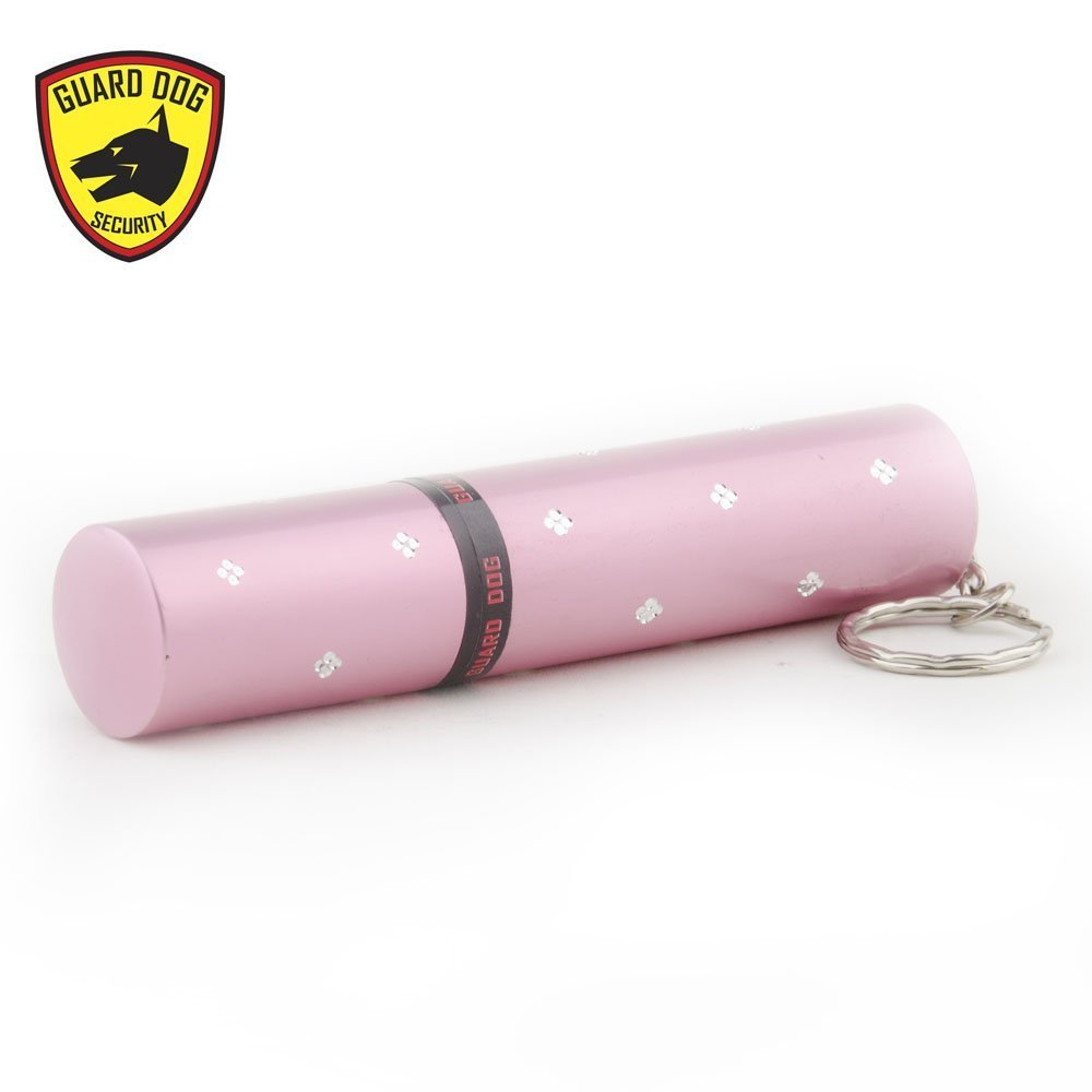 Guard Dog Security Electra Concealed Lipstick Stun Gun with Flashlight, 100-Lumen (Pink)