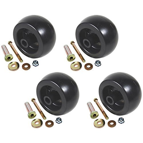 FOUR (4) Deck Wheel / Roller Kit for Kubota Exmark Toro 103-7263 103-4051 103-3168