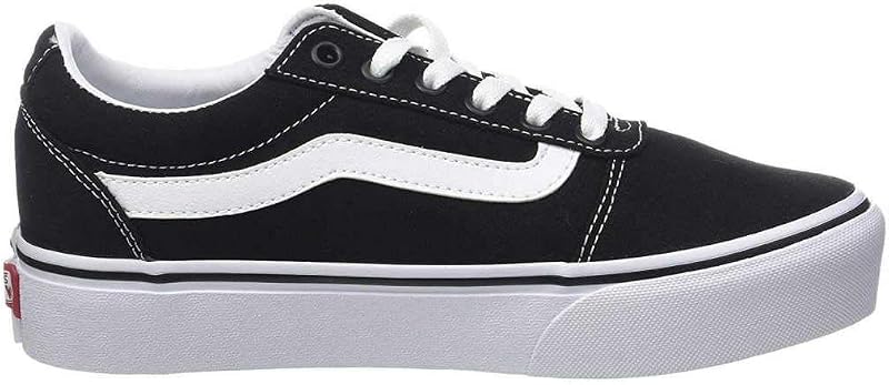 Femme Ward Platform Canvas Shoes, Noir Canvas Black White, 40 EU — photo 5 sur 7