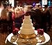 Belmont 18 Inch Matte Gold Round Wedding Cake Stand Plateau-