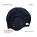 Wigoo Long Hair Swim Cap,Waterproof Silicone Swimming Cap for Adult Woman and Men,Keeps Hair Clean Ear Dry with Nose Clip and Ear Plugs (Black)