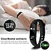 Fitness Tracker, Heart Rate Monitor Health Activity Tracker Waterproof Smart Watch, Mailiya Wearable Pedometer Sleep Monitor Calorie Counter Step Tracker Smart Wristband for iPhone & Android phones