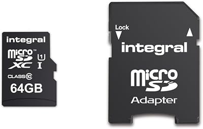 Integral 64GB MicroSDXC Card Class 10 U1 90MB/s UltimaPro with Adapter