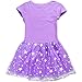 KUFV Vampirirna Girls T-Shirt Dress Children Cosplay Pleat Dress Clothes