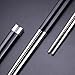 FAONIE 5 Pair Stainless Steel Chopsticks Gift Set Japanese Hotel Restaurant Chopsticks Set (Japan)