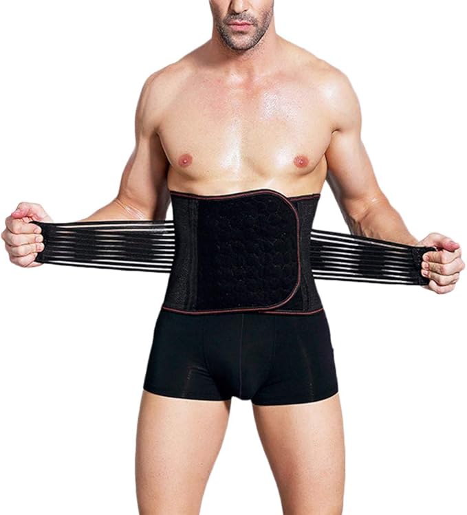 ZongSen Men's Shapewear Belt Breathable & Elastic Belly Band for Waist