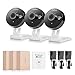 Funlux Wireless Two-Way Audio Home Security Camera (3 Pack) Smart HD WiFi IP Cameras with Night Vision