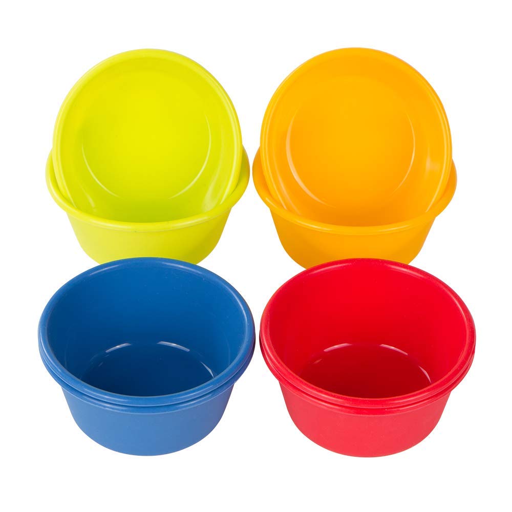 webake Large Muffin Cases Silicone 9 cm 3.5 Inch 8 Pcs Cupcake Cases for Air Fryer Reusable Baking Cups Jumbo Individual Muffin Tray Cupcake Moulds for Cupcakes, Ice Creams, Puddings, Jelly