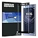 TopACE Full Screen Coverage 3D Anti-Scratch 9H Hardness Tempered Glass Screen Protector Film for Sony Xperia XA2 Ultra (Black)