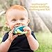 Teetherpop Fillable Silicone Teether for Babies – Breastmilk Popsicle Molds for Teething with Spill-Proof Sippy Slits – Freezable Baby Teethers for Liquids & Purées - Cooling Teething Relief LimonTeal