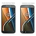 Moto G 4th Generation Screen Protector, PLESON [Full Coverage] Moto G4 Tempered Glass Screen Protector,[Easy-Install Sticker] 0.26mm/Bubble Free,Screen Protector for Moto G 4th Gen
