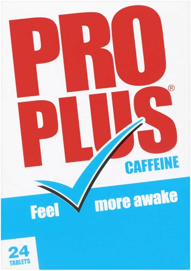 Pro Plus CaffeineTablets, Pack of 24, Stainless Steel, 24 TABS